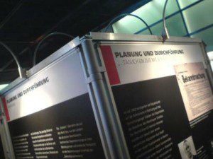 Reichsbahn Holocaust Ausstellungstafel