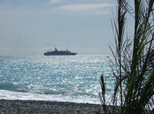 MS-Astoria beim Auslaufen aus dem Hafen von Nizza am 16. April 2008