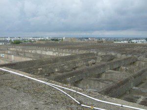 St. Nazaire / Dach des U-Boot-Bunkers