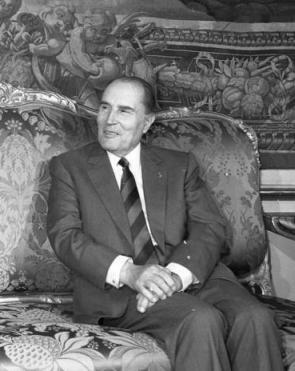 François Mitterrand 1988 (Foto: Bundesarchiv, Ausschnitt)