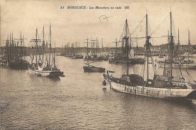 Bordeaux (Ansicht auf einer Postkarte von 1936; Foto wikimedia / Langladure)