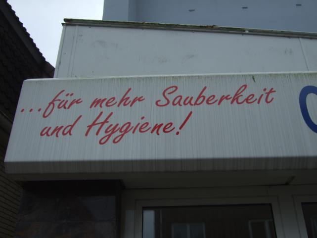 Sauberkeit Sauberkeit