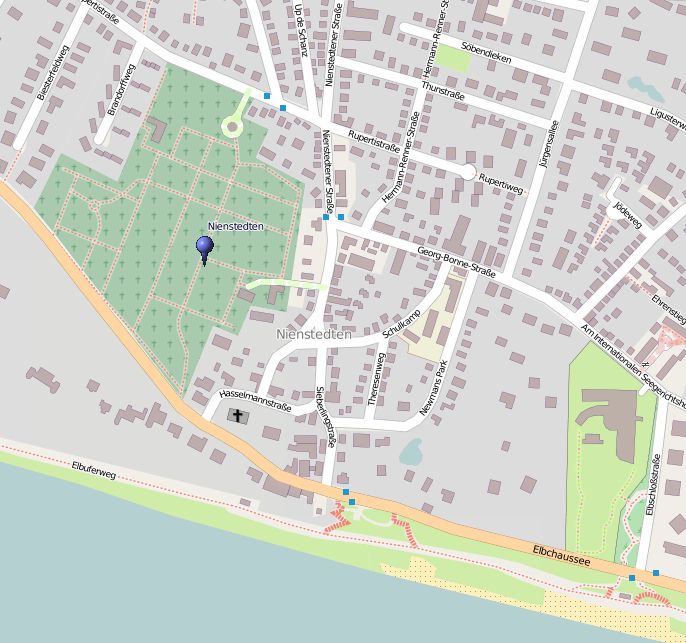 Grab Hans Henny Jahnn Lageplan (Daten von OpenStreetMap - Veröffentlicht unter CC-BY-SA 2.0)