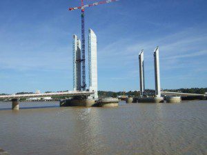 pont Bacalan Bastide / pont Chaban Delmas während der Bauarbeiten 2012