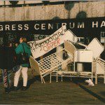 ACT UP beim 3. Deutschen Aids-Kongress 1990 in Hamburg © Foto U.K. Bäcker