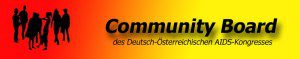 Community Beteiligung: Logo des Community Boards des Deutsch-Österreichischen Aids-Kongresses (Logo: Community Board, www.http://www.cbdoeak.net)