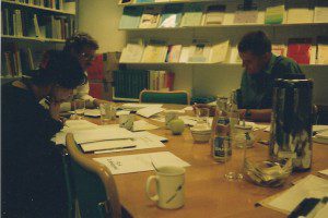 Immuno Community Advisory Board, einige der Mitglieder bei einer Sitzung des CAB vom 1. bis 4. September 1994 im Center for Medical Ethics, Oslo