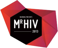 Mr. HIV 2013 (Logo: The Warning Brüssel)