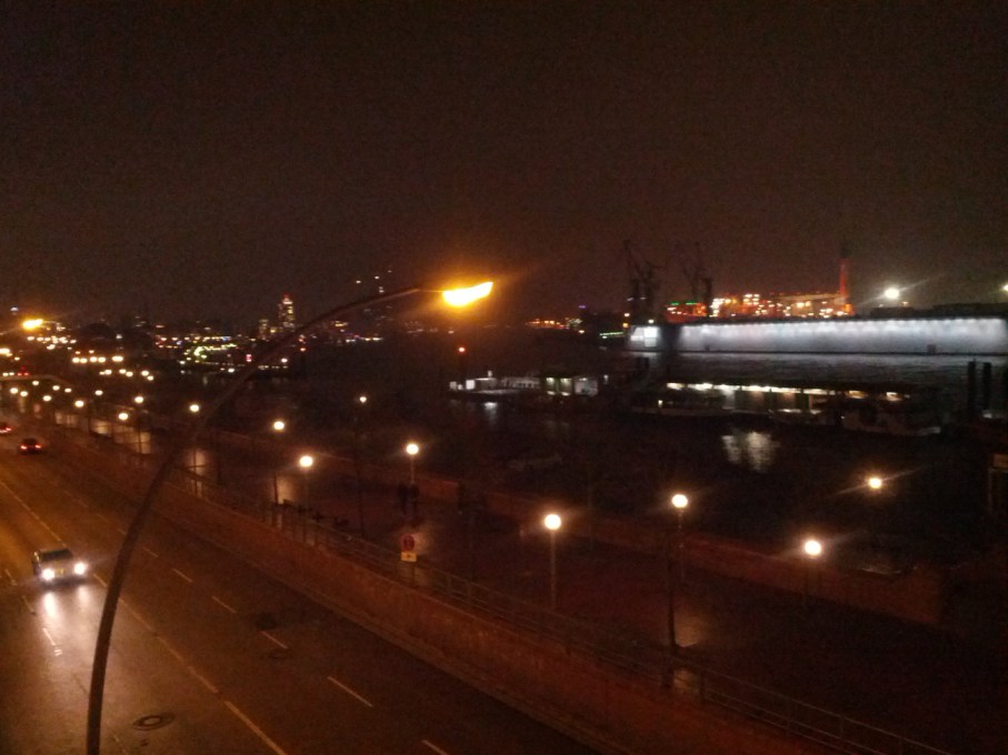 Elbblick abends, 25. Februar 2013 Elbblick abends, 25. Februar 2013