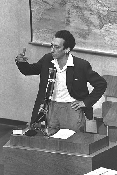 Abba Kovner während des Eichmann-Prozesses 1961