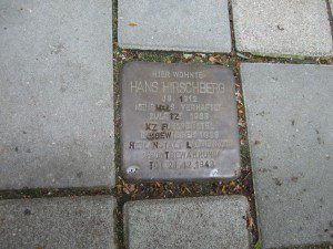 Stolperstein für Hans Hirschberg