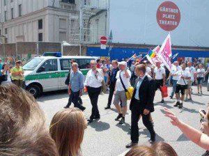 Christian Ude, wie seit 20 Jahren auch Schirmherr des CSD München 2013