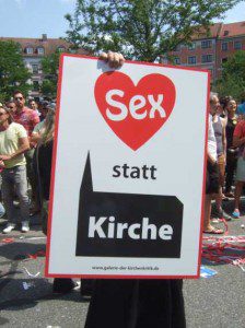 CSD München 2013 Sex statt Kirche