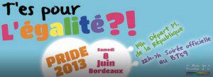 Marche des Fiertés (Gay Pride) von Bordeaux 2013