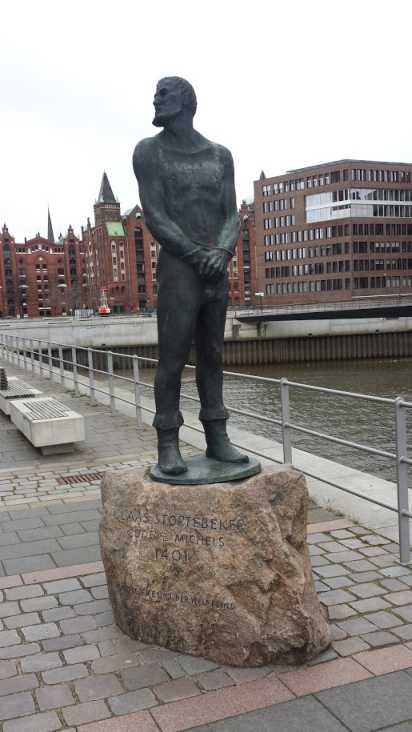 Denkmal Klaus Störtebecker Hamburg, Hafencity