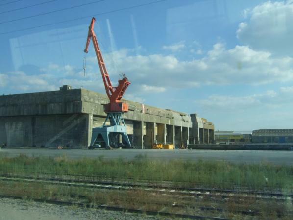 La Rochelle U-Boot-Bunker im Hafen La Pallice