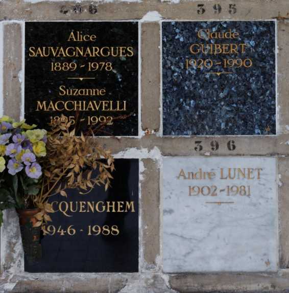 Guy Hocquenghem Urnen-Grab auf Père Lachaise, Paris (Foto: Pierre-Yves Beaudouin)