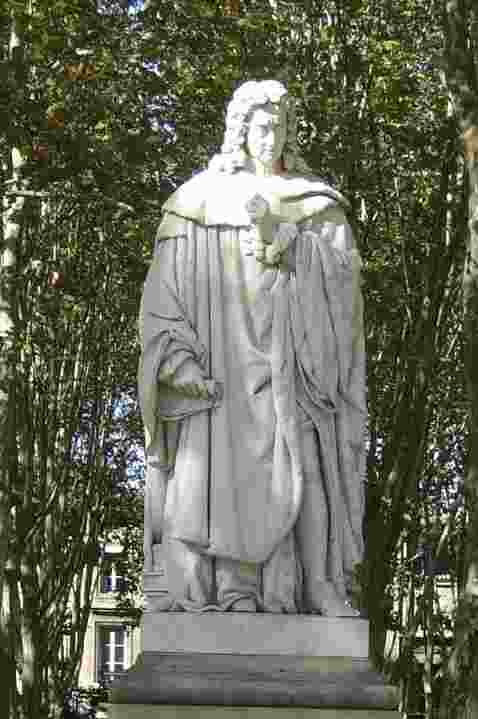 Montesquieu, Statue auf der Place des Quinconces, Bordeaux