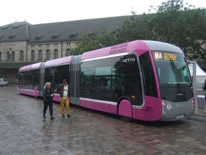 Vorbild für das BHNS Bordeaux - der METTIS Metz