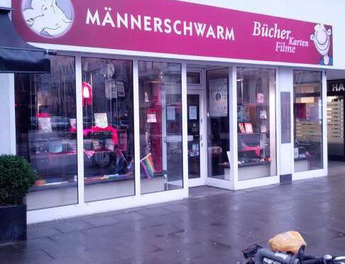 Buchladen Männerschwarm 2015, kurz vor der Schliessung