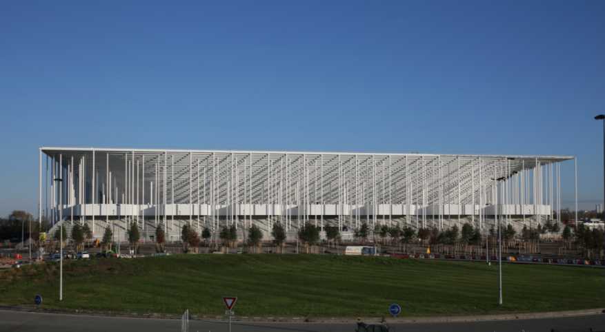 Austragungsort der EM 2016 in Bordeaux - das grand stade de Bordeaux am 21. Dezember 2014 (Foto: PA)