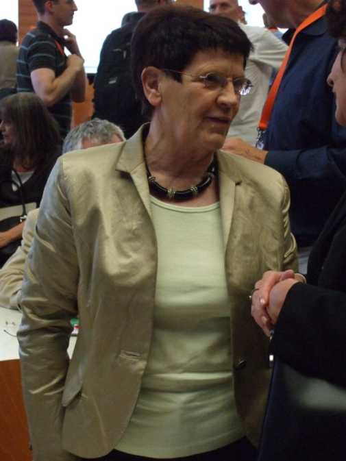 Rita Süssmuth im Juni 2008 auf der Ethik-Konferenz der Deutschen Aids-Hilfe