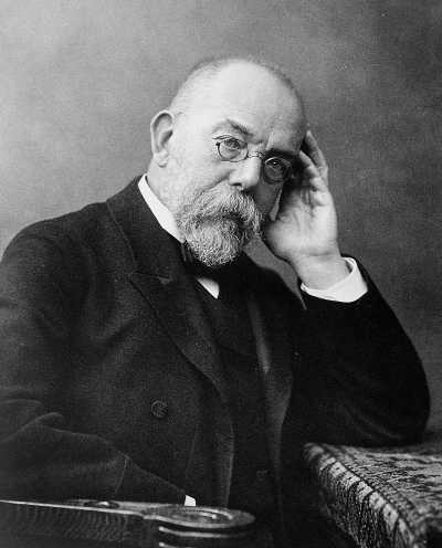 Robert Koch Fotogravur nach einer Fotografie von Wilhelm Fechner, um 1900