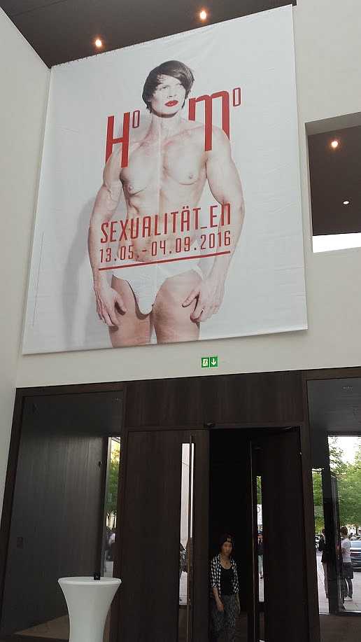 Homosexualitäten Münster Eröffnung Plakat im LWL