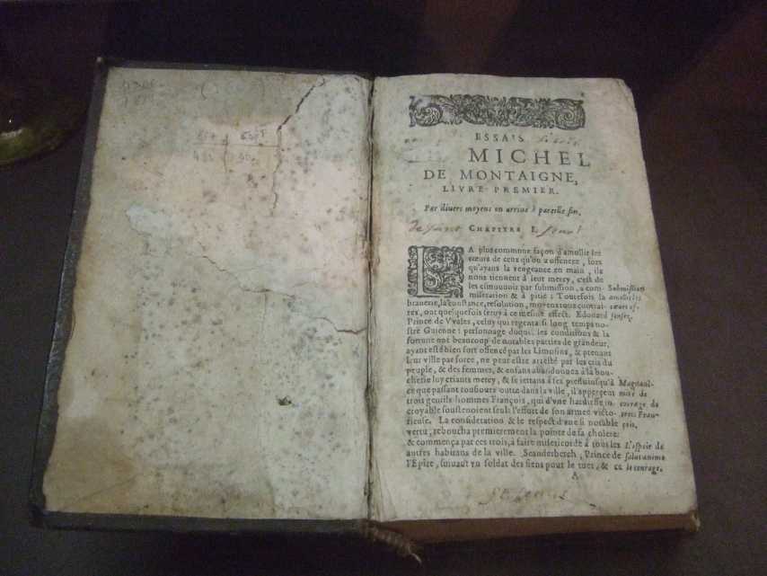 Michel de Montaigne Essais, erstes Buch, 1611