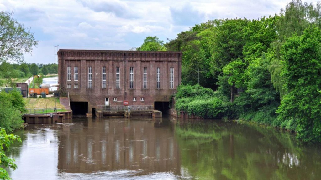 Hunte Wasserkraftwerk Oldenburg 1927