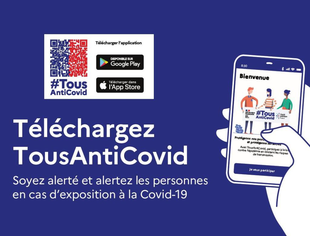 Tous Anti Covid - Coronavirus Tracing App in Frankreich