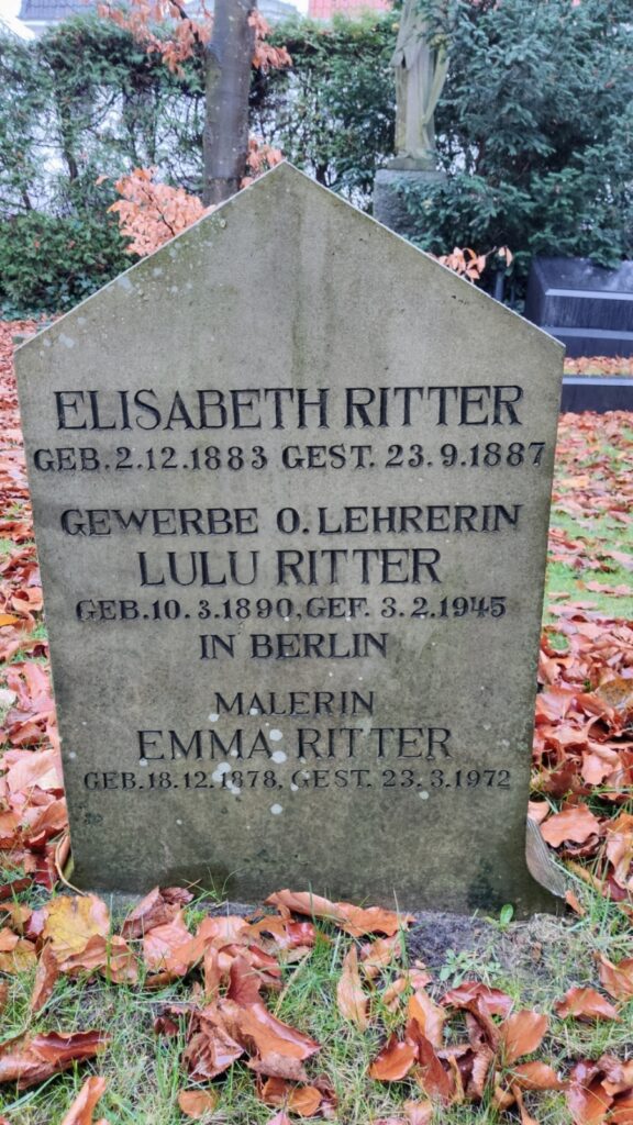 Grabstein Emma Ritter Oldenburg