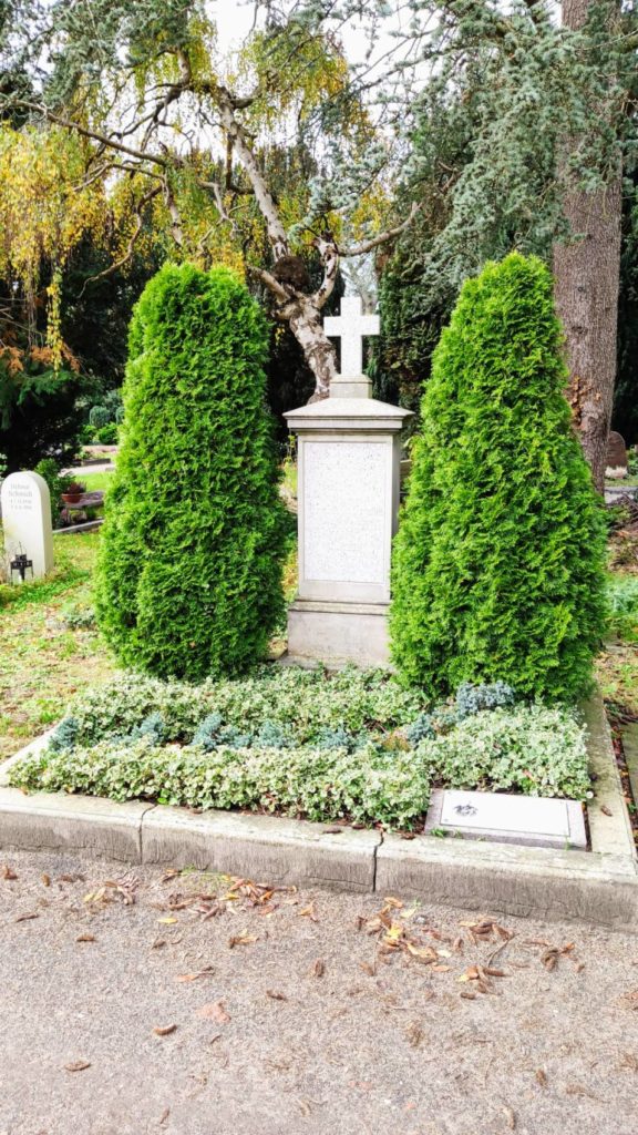 Grab von Johann Ludwig Mosle auf dem Gertrudenfriedhof in Oldenburg