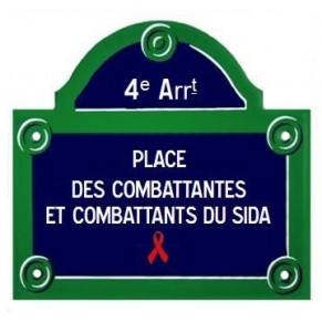 Platz der Platz der Kämpfer*innen gegen Aids Paris