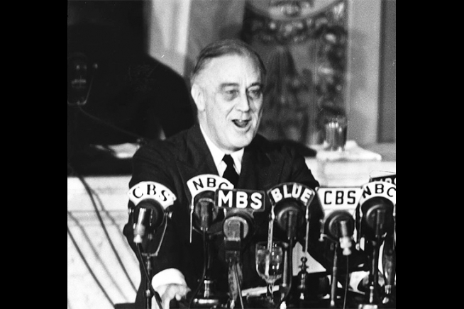 Verteidigung der Freiheit - Franklin D. Roosevelt bei seiner Rede zur Lage der Nation 1939