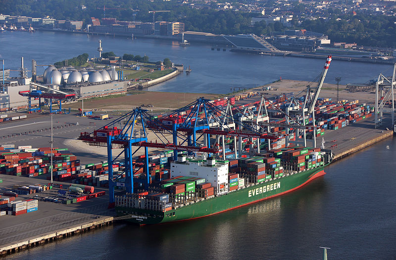 bald teilweise an Coscos China? Tollerort CTT Containerterminal