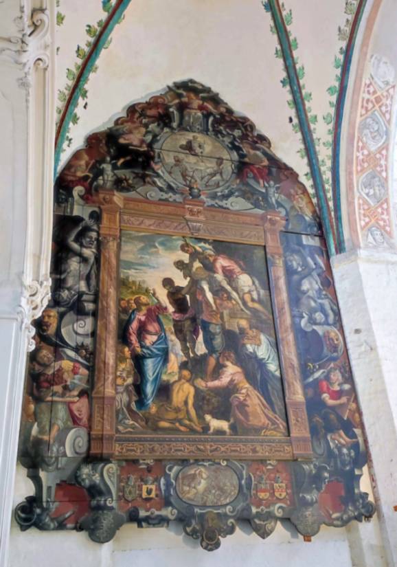 Die Auferweckung des Lazarus (Tintoretto) - St. Katharinen Lübeck