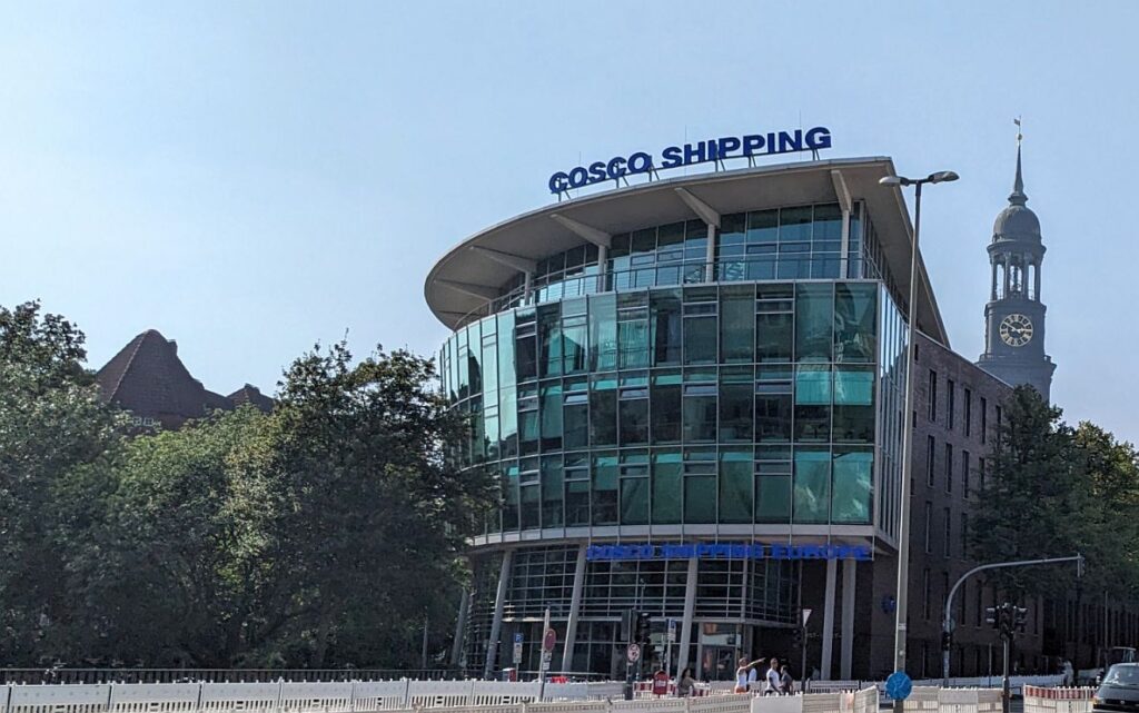 Cosco und Hamburg ...