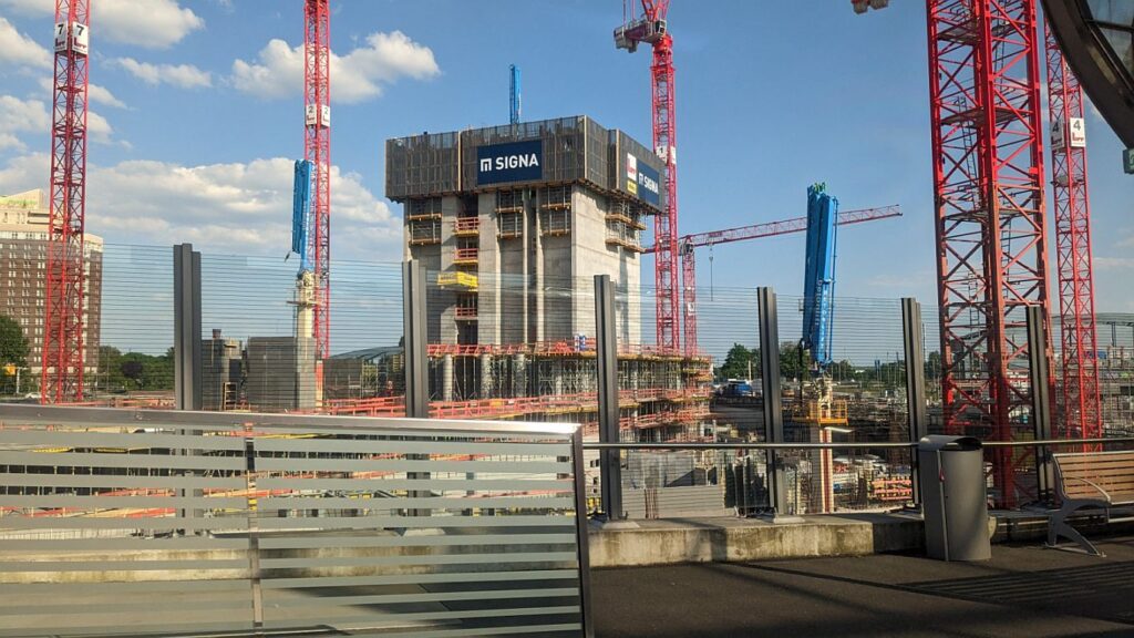 Elbtower Hamburg - Baustelle Mitte Mai 2023